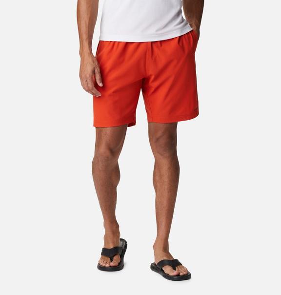 Columbia Summertide Shorts Red For Men's NZ67143 New Zealand